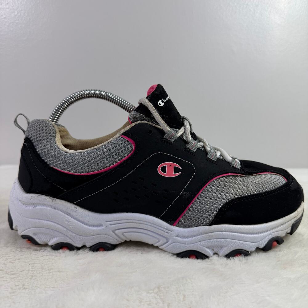 Champion Margaret Black Pink Womens Memory Foam Sneakers Size 9